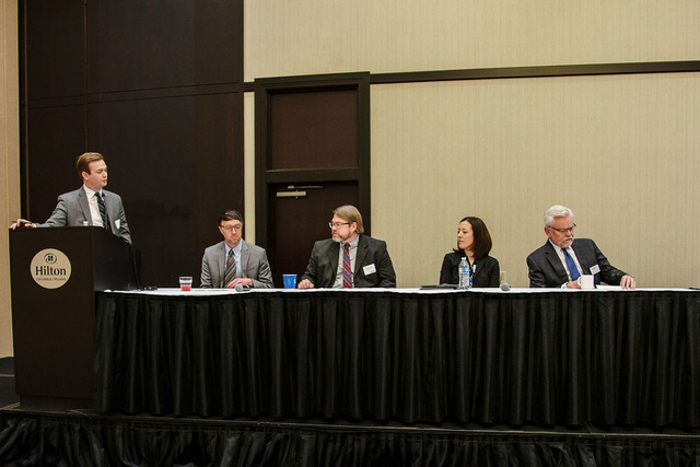 DRO staff members Jordan Ballinger, Kevin Truitt, Jason Boylan, Alison McKay and Michael Kirkman discuss the state budget